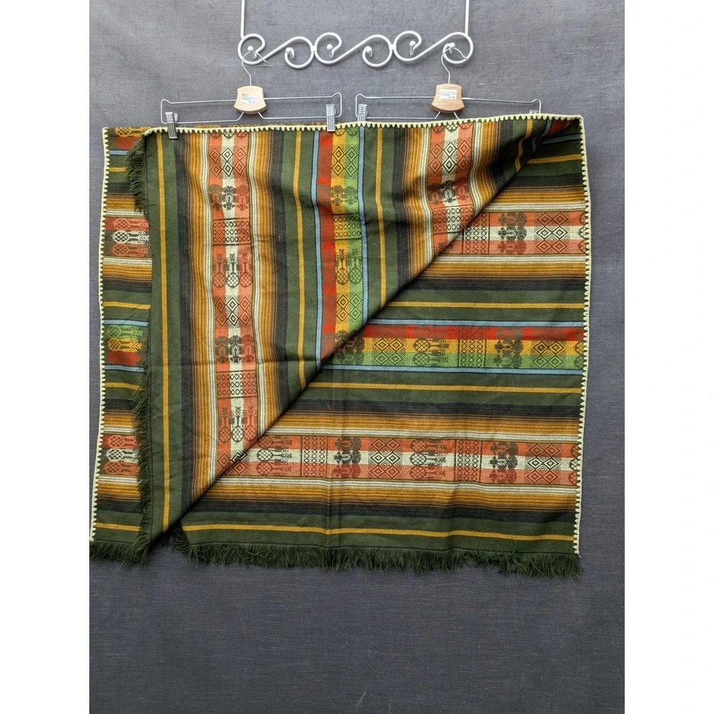 Woven Tapestry Dream Catcher Wall Hanging Saddle Blanket Decorative Scarf Throw